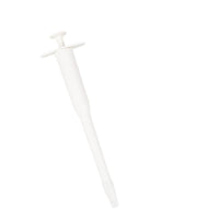 HKM-4744637 Integrated One-Hand Side Grip Pet Feeder - Durable Plastic, Blue and White, 18cm Length