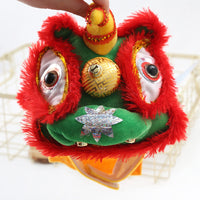 HKM-4745405 Lion Dance Inspired Funny Autumn and Winter Pet Clothing for Dogs - Casual Design in White, Red, Yellow