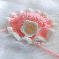 HKM-4745661 Wool Knitted Pet Hood for Dogs and Cats - Seasonal Fun Hats in Various Designs
