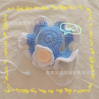 HKM-4745661 Wool Knitted Pet Hood for Dogs and Cats - Seasonal Fun Hats in Various Designs