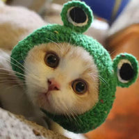 HKM-4745661 Wool Knitted Pet Hood for Dogs and Cats - Seasonal Fun Hats in Various Designs