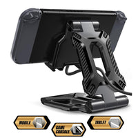 HKM-474579 Adjustable Multi-Angle Tablet & Smartphone Stand for Devices 4-13 Inches, Lightweight and Portable Design