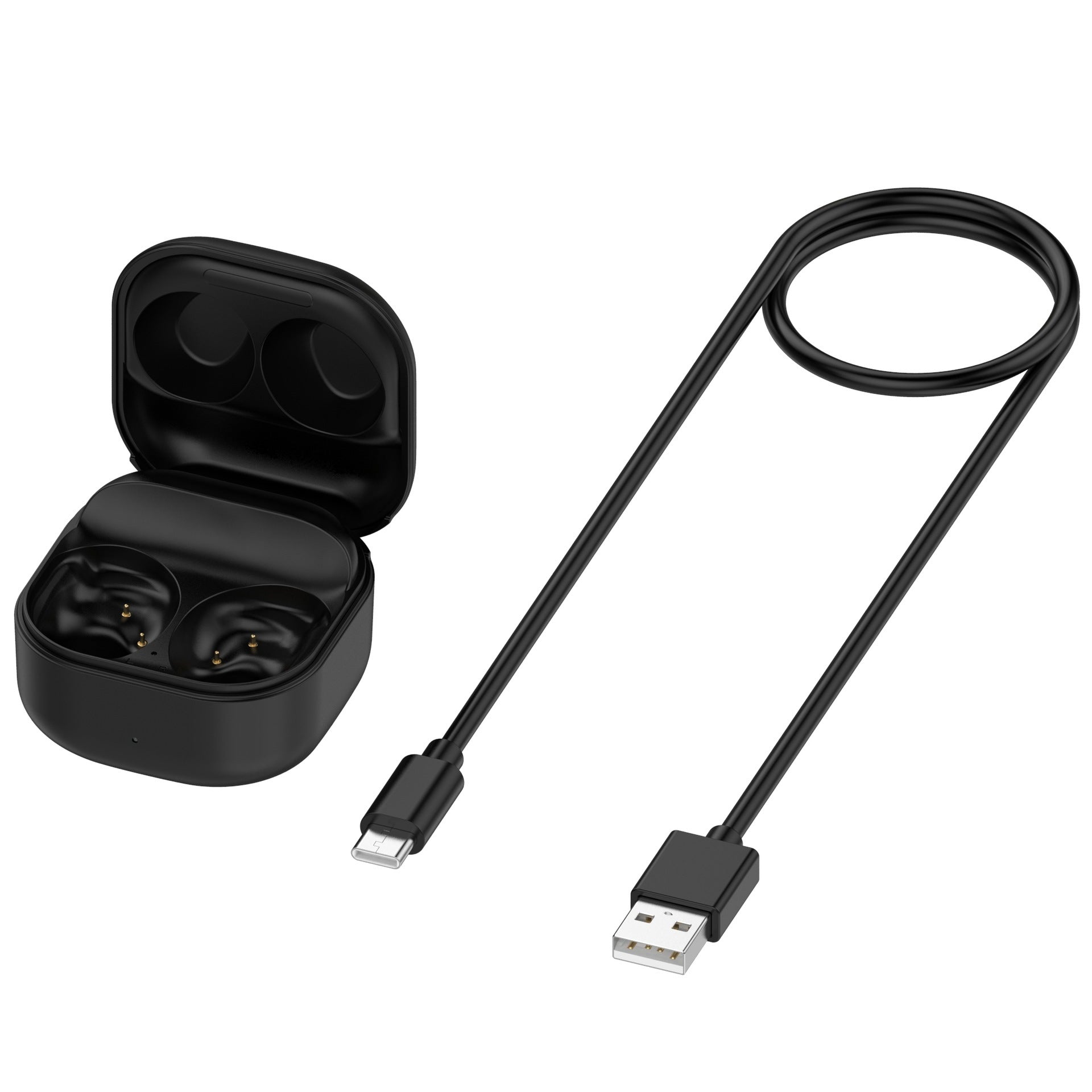 HKM-474579 Samsung Headset Storage and Charging Case - Black and White Plastic Design