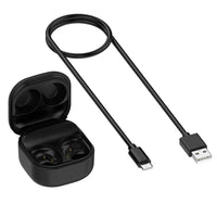 HKM-474579 Samsung Headset Storage and Charging Case - Black and White Plastic Design