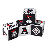 HKM-474643 Black and White Educational Development Blocks for Infants and Toddlers
