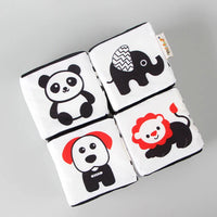 HKM-474643 Black and White Educational Development Blocks for Infants and Toddlers