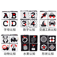 HKM-474643 Black and White Educational Development Blocks for Infants and Toddlers