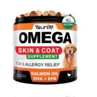HKM-4746685 Fish Oil Dietary Supplements - 120 Chewable Capsules for Heart and Joint Health