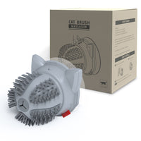 HKM-4747453 Electric Cat Brush Toy with LED Light and Dual Power Supply - Massager for Cats