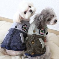 HKM-4748989 Stylish Baseball Coat for Dogs - Two-Legged Pet Apparel in Various Sizes