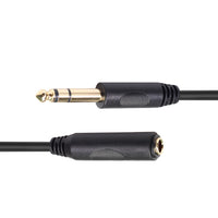HKM-474899 6.5mm Male to Female Gold-Plated Audio Extension Cable – Multiple Lengths Available