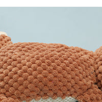 HKM-4751421 Small Dog Molar Toy - Plush and Cotton Rope, Available in Rhino, Elephant, and Monkey Designs