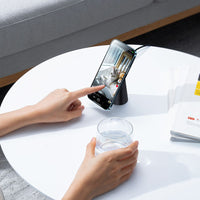 HKM-475219 Magnetic Wireless Charger with Type-C Input - Compact Design for Easy Use