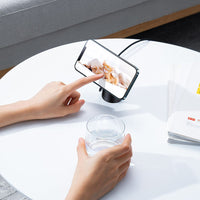 HKM-475219 Magnetic Wireless Charger with Type-C Input - Compact Design for Easy Use