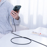 HKM-475219 Magnetic Wireless Charger with Type-C Input - Compact Design for Easy Use