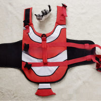 HKM-4753981 Striped Pet Life Jacket in Various Colors and Sizes for Safe Water Adventures