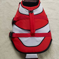 HKM-4753981 Striped Pet Life Jacket in Various Colors and Sizes for Safe Water Adventures