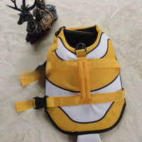 HKM-4753981 Striped Pet Life Jacket in Various Colors and Sizes for Safe Water Adventures