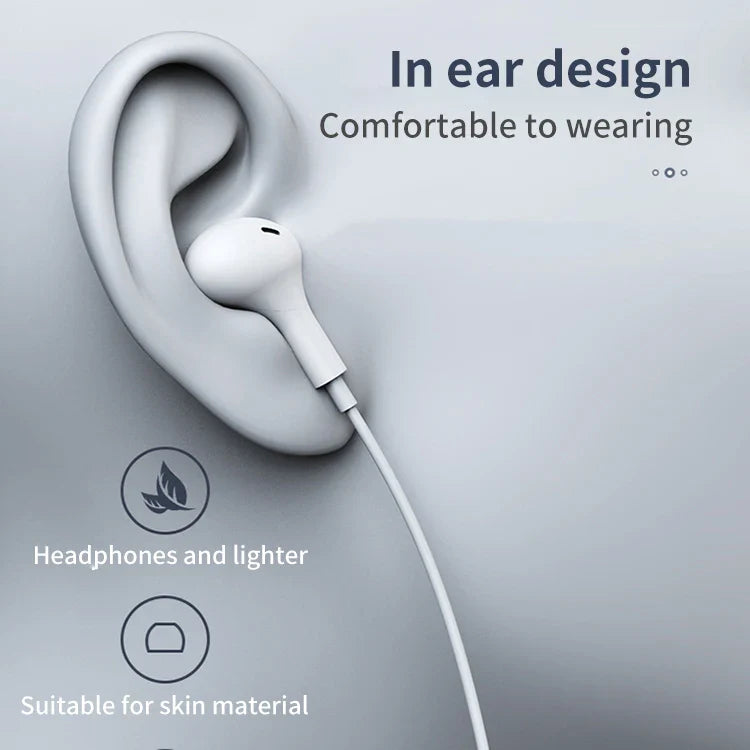 HKM-475411 3.5mm Wired Earphone Gaming Headset with Microphone for iPod, Computer, and iPhone