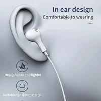 HKM-475411 3.5mm Wired Earphone Gaming Headset with Microphone for iPod, Computer, and iPhone