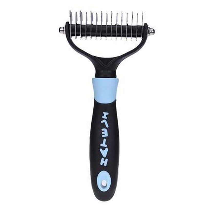 HKM-475411 All-in-One Pet Dematting and Deshedding Comb with Stainless Steel Teeth and Comfortable Handle