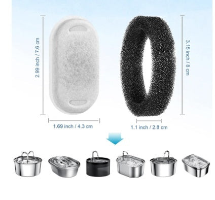 HKM-4754237 Stainless Steel Pet Water Dispenser Filter Element for Pets