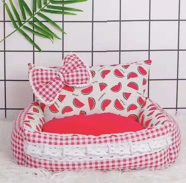 HKM-475475 Pet-Friendly Flannel Square Nest for Dogs and Cats in Small and Large Sizes