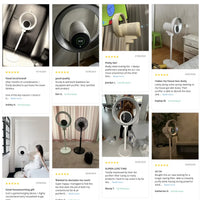 HKM-475539 Tuya Smart Bladeless Fan with H13 HEPA Air Purifier and Sterilisation 기능