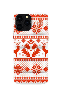 HKM-475603 Soft Protective TPU Phone Case Compatible with iPhone 12, 13, 14 Series - Down Jacket Style