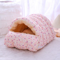 HKM-4756413 Cozy Removable Cat Nest Bed in Assorted Floral Designs for Cats Up to 15kg