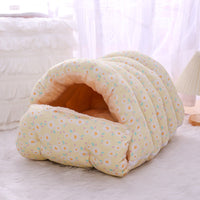 HKM-4756413 Cozy Removable Cat Nest Bed in Assorted Floral Designs for Cats Up to 15kg