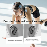 HKM-475667 Wireless Earbuds with LED Display and Ear Hook Design