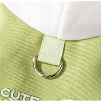 HKM-4756925 Cute Cartoon Dog Hoodie with Drawstring and Hood for Small and Medium Pets