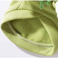 HKM-4756925 Cute Cartoon Dog Hoodie with Drawstring and Hood for Small and Medium Pets
