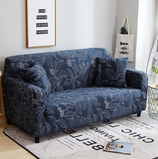 HKM-475731 All-Inclusive Solid Color Polyester Fabric Sofa Cover with Pillowcases