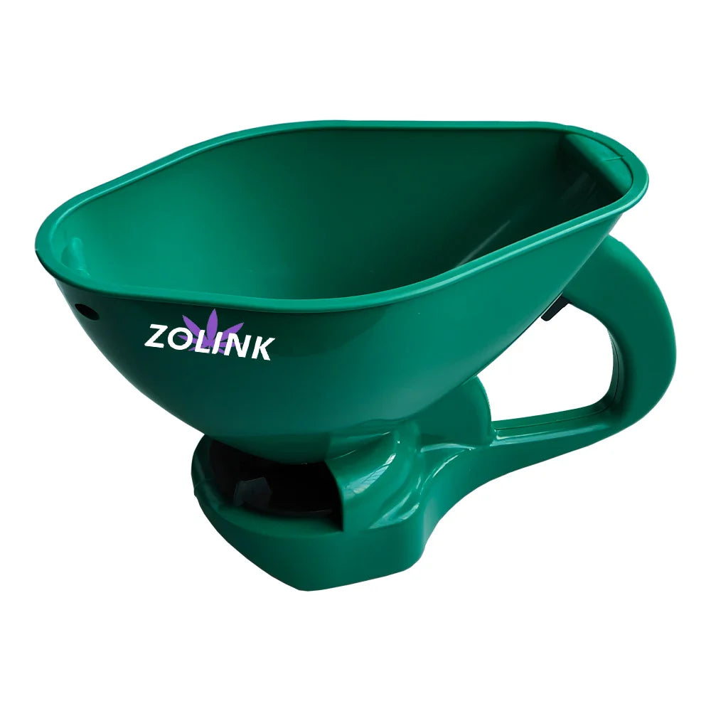 HKM-475859 Handheld 1.5L Seed and Fertilizer Spreader for Efficient Lawn and Garden Care