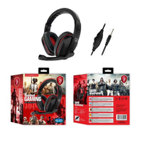 HKM-475859 Wired Gaming Headset with Deep Bass and 40mm Drivers - 32Ω Impedance, 20Hz-20kHz Frequency Response, 1.2m Cable