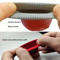 HKM-4758973 Pet Dog Waterproof Non-Slip Shoe Covers - Soft Bottom Anti-Scratch Protection for Small to Medium Dogs