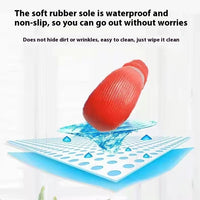 HKM-4758973 Pet Dog Waterproof Non-Slip Shoe Covers - Soft Bottom Anti-Scratch Protection for Small to Medium Dogs