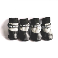 HKM-4758973 Pet Dog Waterproof Non-Slip Shoe Covers - Soft Bottom Anti-Scratch Protection for Small to Medium Dogs