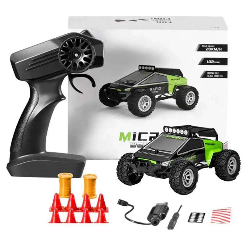 HKM-475923 Mini RC High Speed Car, 1/32 Scale, 20km/h Off-Road Remote Control Truck for Kids, Indoor-Outdoor Use