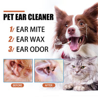 HKM-4759997 Ear Mite and Earwax Cleaner with Deodorizing Drops for Pets, 50ml