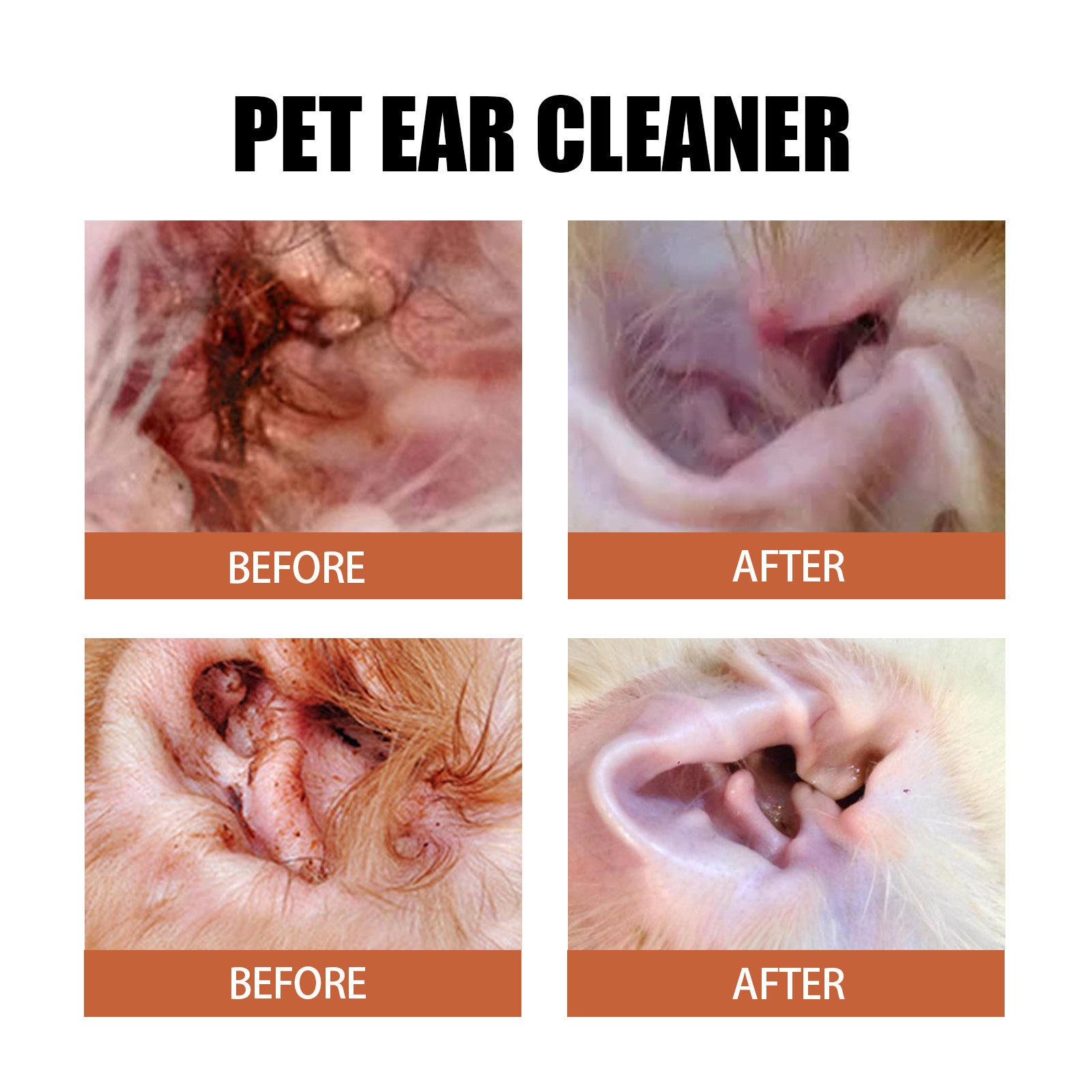 HKM-4759997 Ear Mite and Earwax Cleaner with Deodorizing Drops for Pets, 50ml