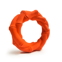 HKM-4760765 Interactive Dog Teething Toy - Natural Rubber Molar Ring for Clean Teeth and Energy Release