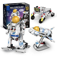 HKM-476243 3D DIY Astronaut Puzzle Toy – Educational Building Set for Kids Aged 8 and Up