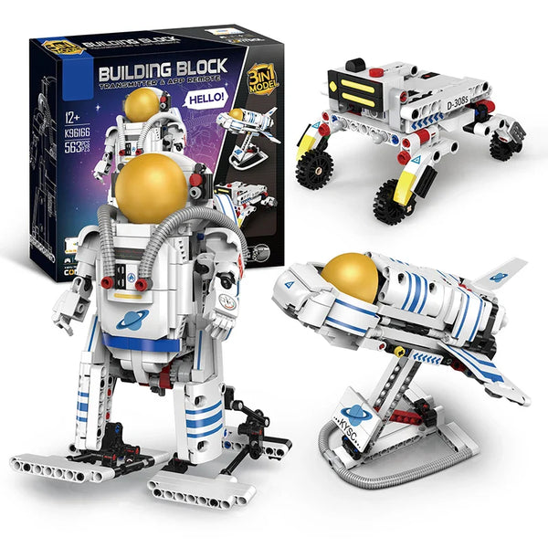 HKM-476243 3D DIY Astronaut Puzzle Toy – Educational Building Set for Kids Aged 8 and Up