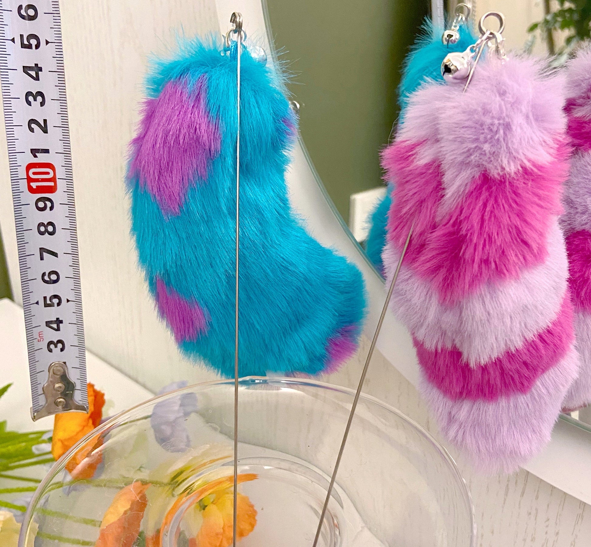 HKM-4762941 Funny Cat Plush Toy with Stick Tail - Sullivan Design, Various Sizes Available
