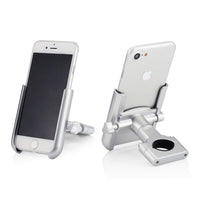HKM-476371 Aluminum Alloy Mobile Phone Holder for Motorcycle and Bicycle, Adjustable Clamping Width 60-90mm