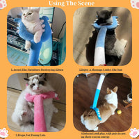 HKM-4765373 Interactive Plush Cat Wand Toy for Indoor Cats – Fun and Engaging Pet Play Instrument