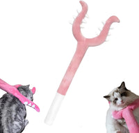 HKM-4765373 Interactive Plush Cat Wand Toy for Indoor Cats – Fun and Engaging Pet Play Instrument